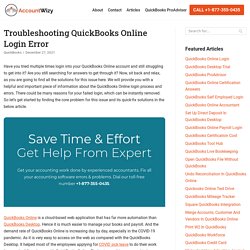 (QBO) QuickBooks.Online Login (Access QB, Online)