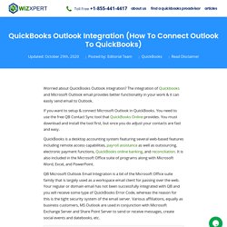 QuickBooks Outlook integration- Setup Connect & Send Emails