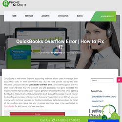 How to Fix it? - QuickBooks Support