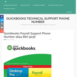 Quickbooks Payroll Support Phone Number 1844-887-9236