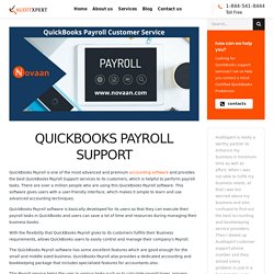 QuickBooks Payroll Support Phone Number 1-844-541-8444