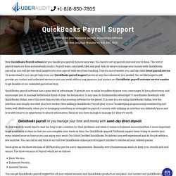 QuickBooks Payroll Support +1-818-850-7805 Phone Number