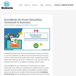 QuickBooks Pro Email Setup