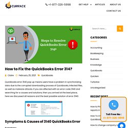 QuickBooks Error 3140 - How to fix or resolves - currace.com