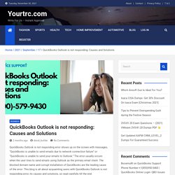 QuickBooks Outlook is not responding: Causes and Solutions - Yourtrc.com