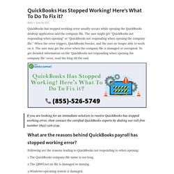 Use this short guide to resolve "quickbooks not responding when opening company file" error