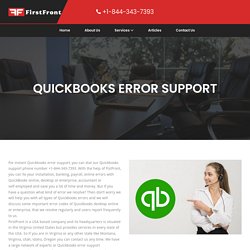 QuickBooks error Support number +1-844-921-2505 - USA