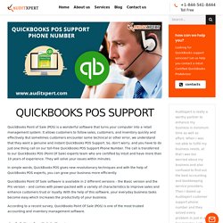 QuickBooks POS Support Phone Number+1-844-541-8444