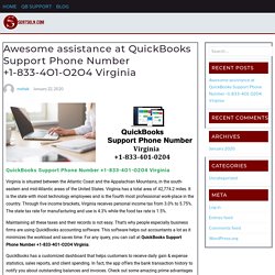 QuickBooks Support Phone Number Virginia +1-833-4O1-O2O4