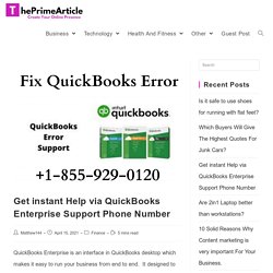 Get instant Help via QuickBooks Enterprise Support Phone Number