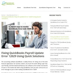 Quickbooks Update Error 12029 - 7 Best Solutions [Solved]