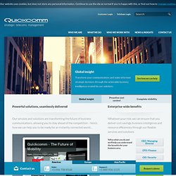 Quickcomm – Telecom Expense Management, TEM
