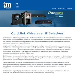 Quicklink Video over IP Solutions