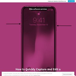 How to Quickly Capture and Edit a Screenshot on iPhone