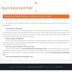 www.quickpayportal.com/quickpay code