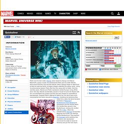 Quicksilver - Marvel Universe Wiki