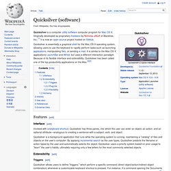 Quicksilver (software)