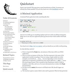 Quickstart — Flask 0.10.1 documentation