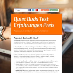 Quietbuds Erfahrungen
