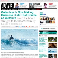 Quiksilver Is Now Making Business Suits That Double as Wetsuits
