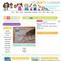 Quill Pen Craft for Kids