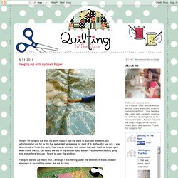 Quilting Tutorials and Fabric Creations