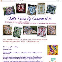 My Journey to Quilting