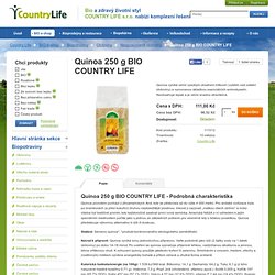Quinoa semeno 250 g BIO COUNTRY LIFE