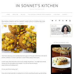 Quinoa Cakes with Sweet and Spicy Corn Relish