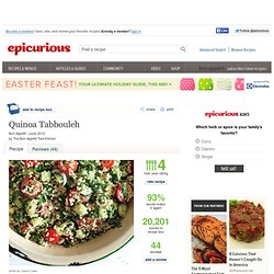 Quinoa Tabbouleh Recipe at Epicurious