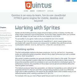 Quintus JavaScript HTML5 Game Engine