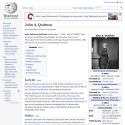 John A. Quitman