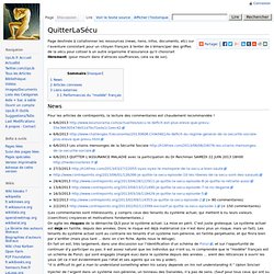 QuitterLaSécu - WikiUpLib