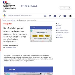 Un Quizlet pour mieux mémoriser - Prim à bord