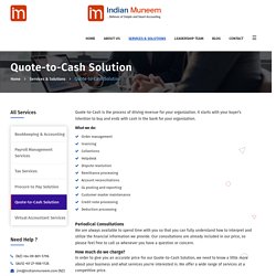 Quote to Cash Solution