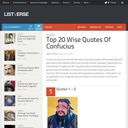 Top 20 Wise Quotes Of Confucius