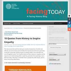 10 Quotes from History to Inspire Empathy