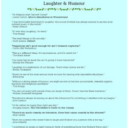 Quotes: Laughter & Humour
