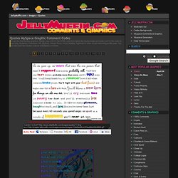 Quotes MySpace Graphic Comment Codes