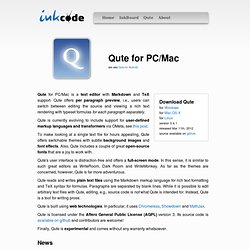 Qute for PC/Mac