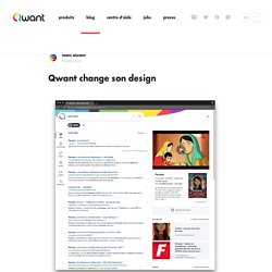 Qwant change son design