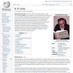 R. D. Laing