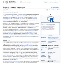 R (programming language) - Wikipedia