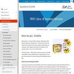 R01 Jeu d'association - Système ESAR
