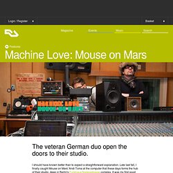 Machine Love: Mouse on Mars