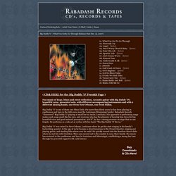 Rabadash Records - Big Daddy 'O'