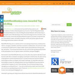 RabidOfficeMonkey.com Awarded Top Tech Blog