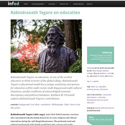 Rabindranath Tagore on education