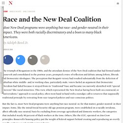 Race and the New Deal Coalition