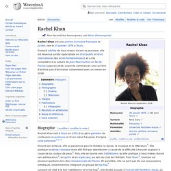 Rachel Khan